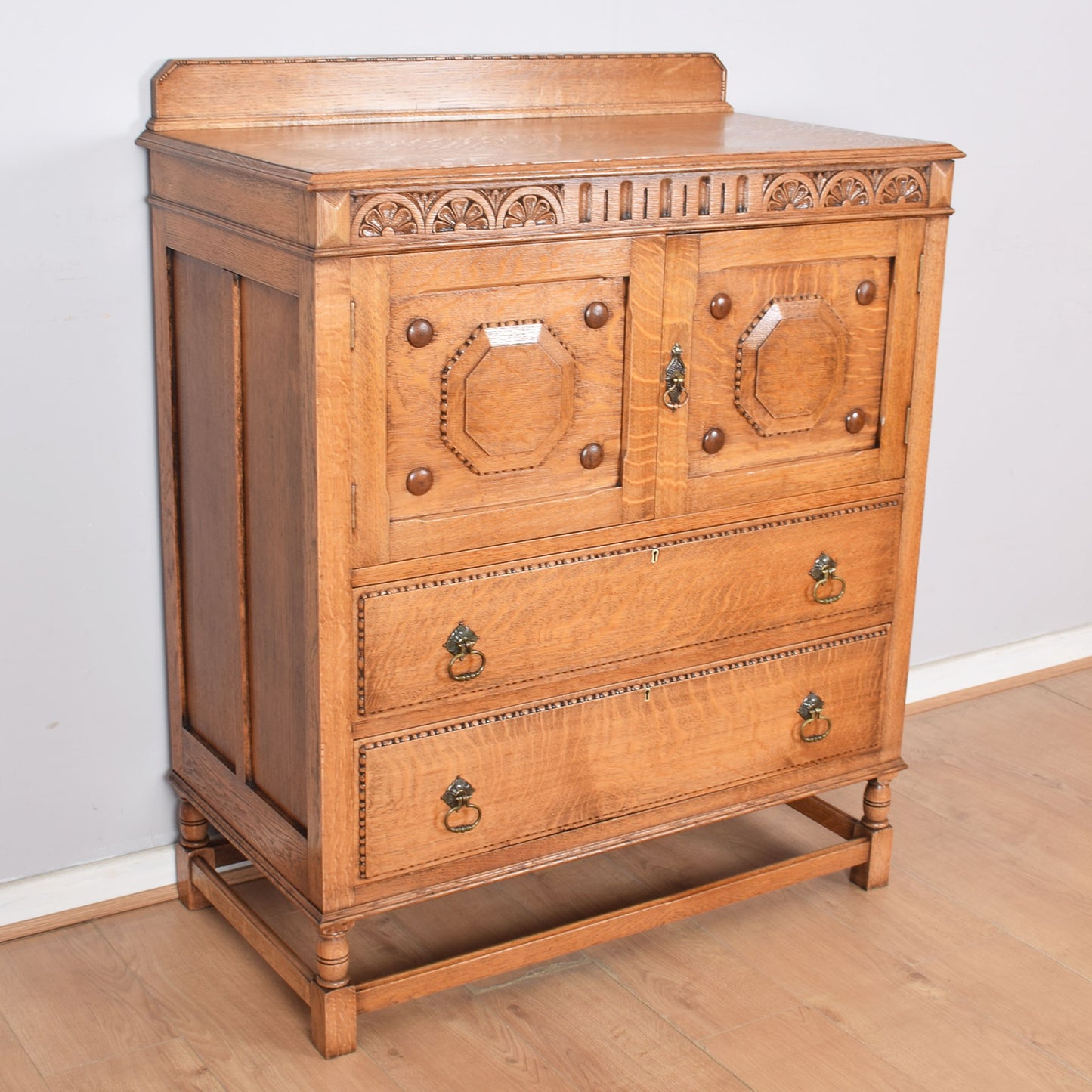 Vintage Oak Cupboard