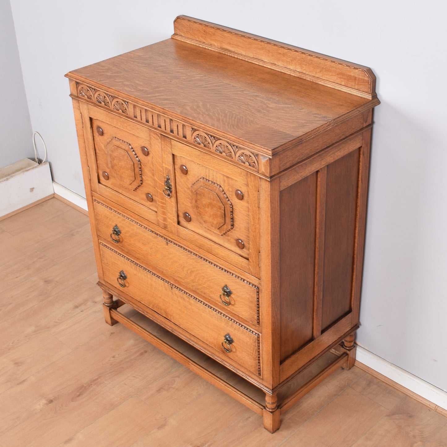 Vintage Oak Cupboard