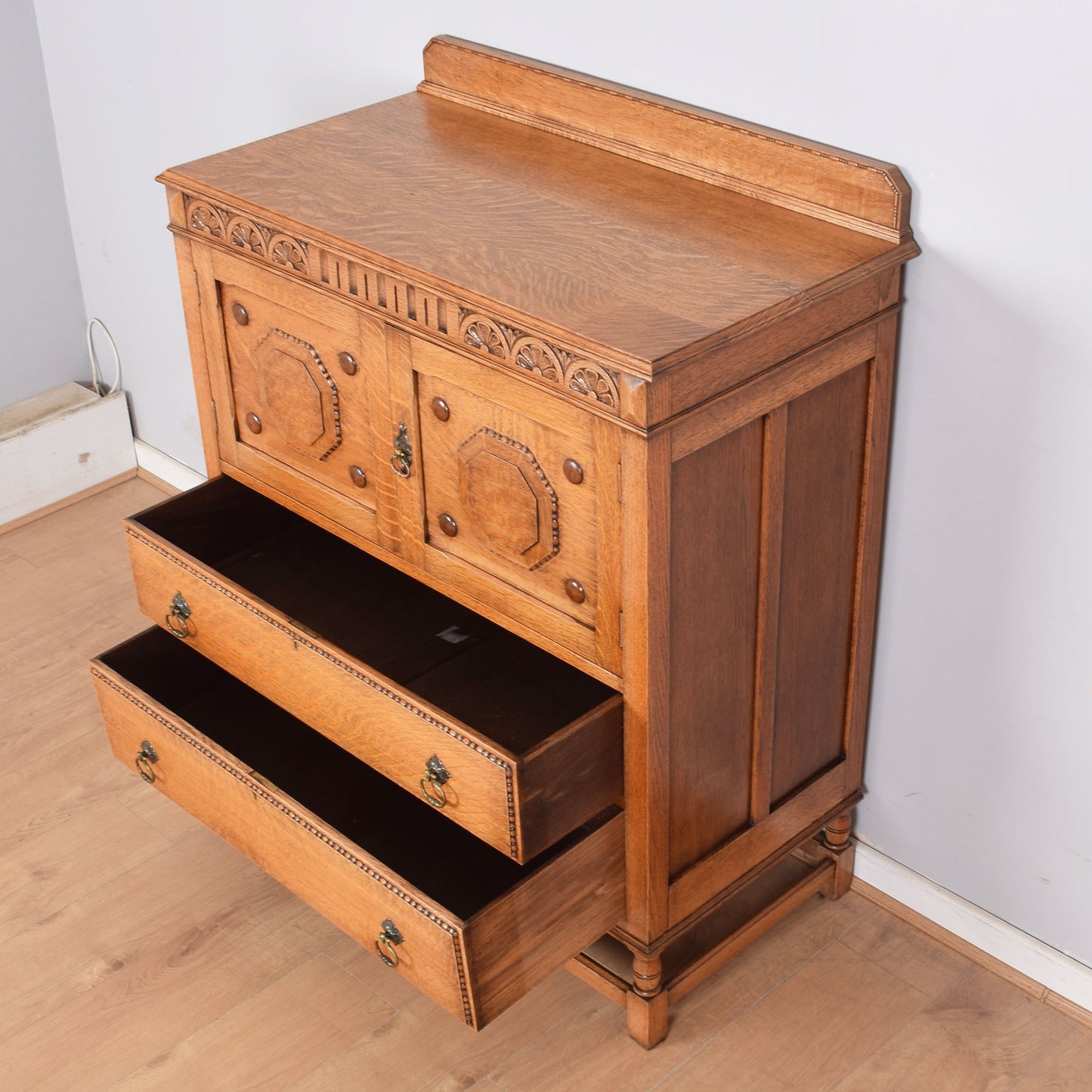 Vintage Oak Cupboard