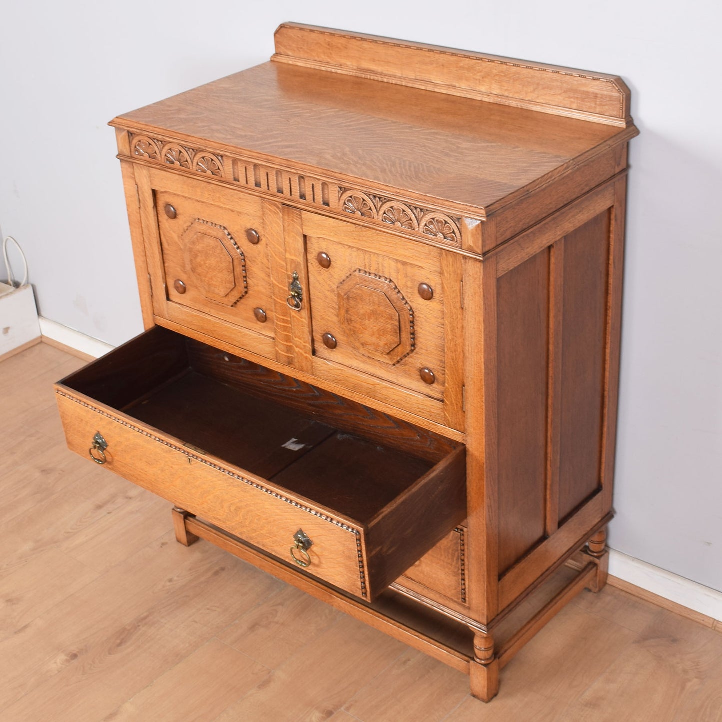 Vintage Oak Cupboard