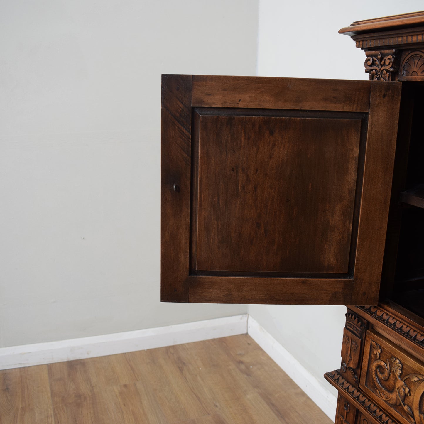 Carved French Oak Sideboard