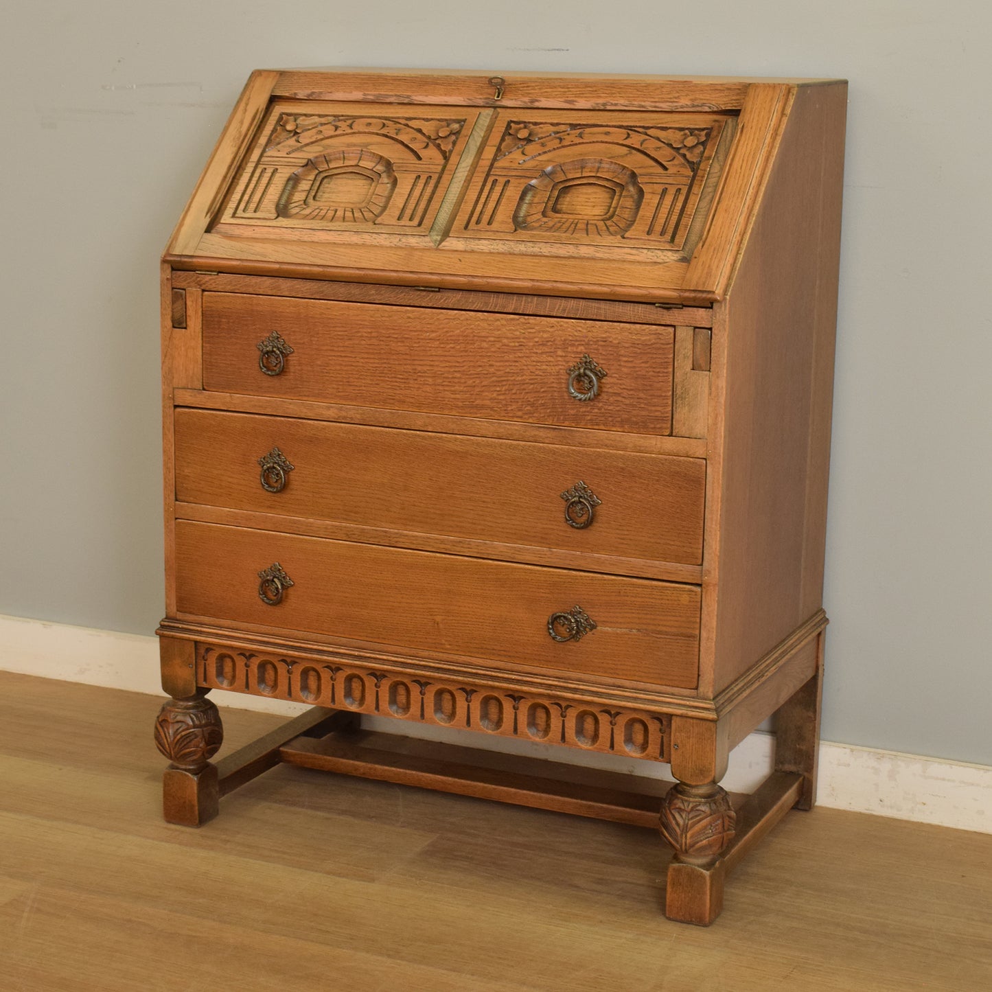 Restored Oak Bureau