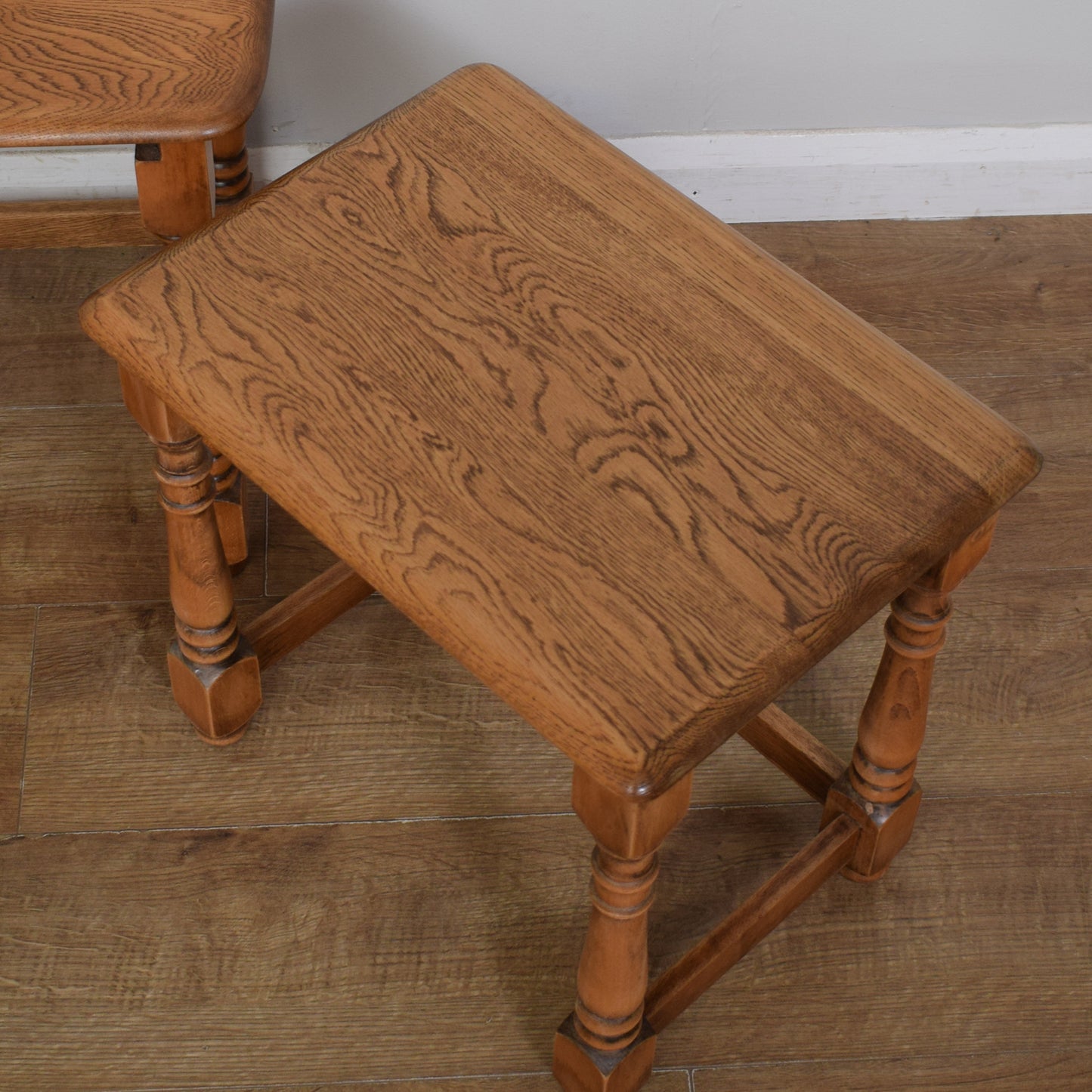 Oak Nest Of Three Tables