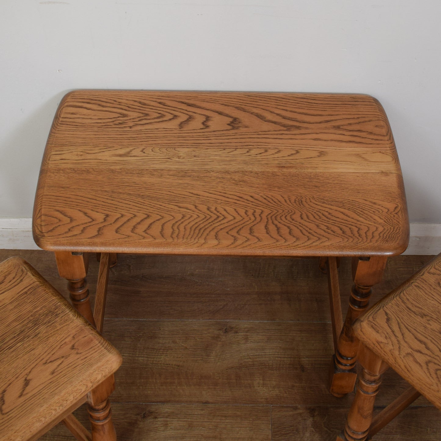 Oak Nest Of Three Tables