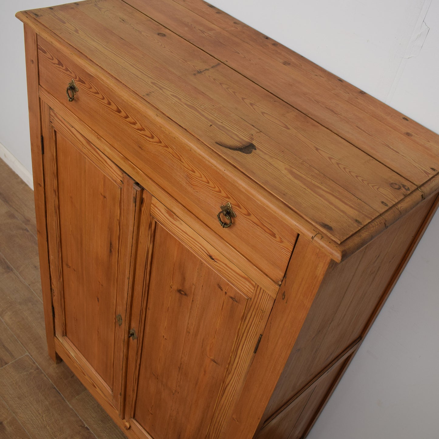 Antique Pine Linen Cupboard