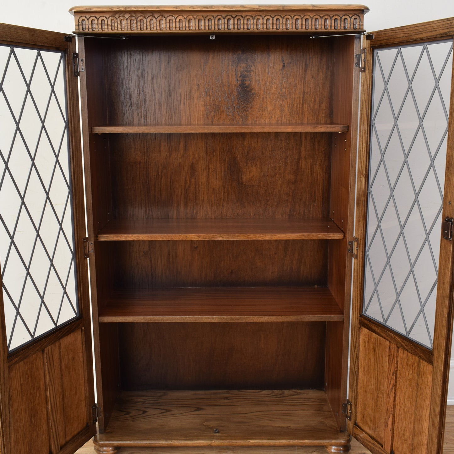 Glazed Oak 'Priory' Bookcase