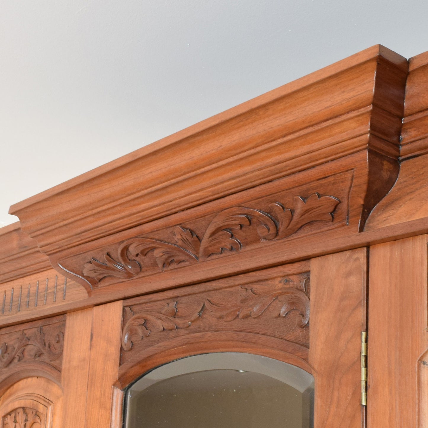 Carved Mahogany Hallrobe