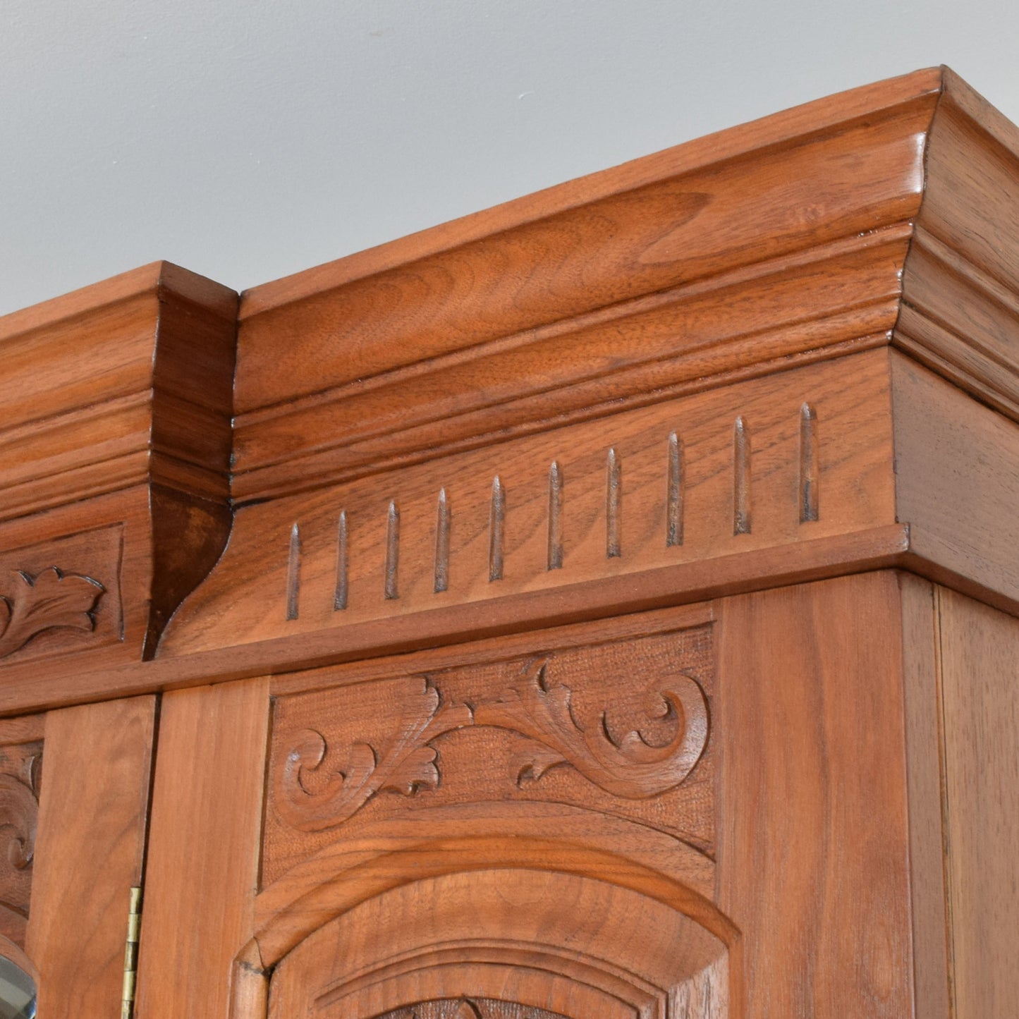 Carved Mahogany Hallrobe