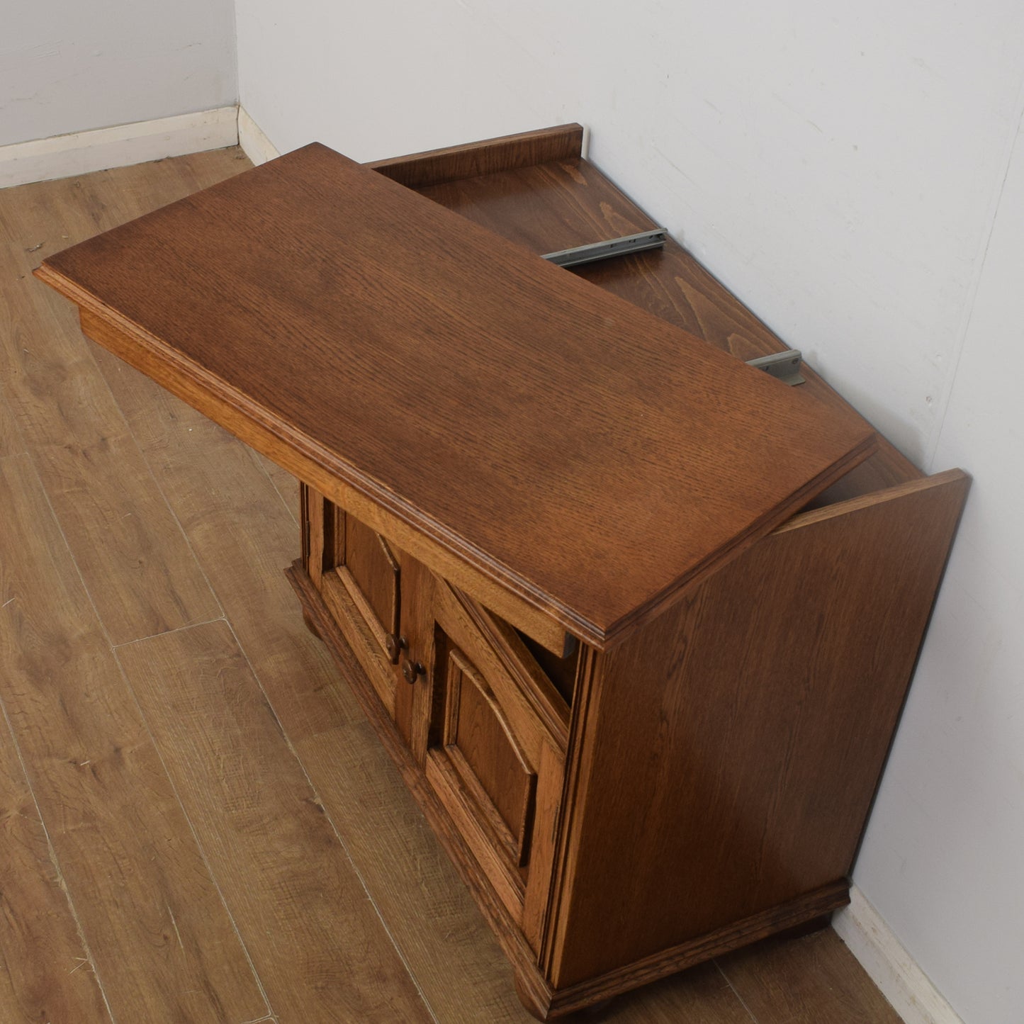 Restored Oak TV Cabinet