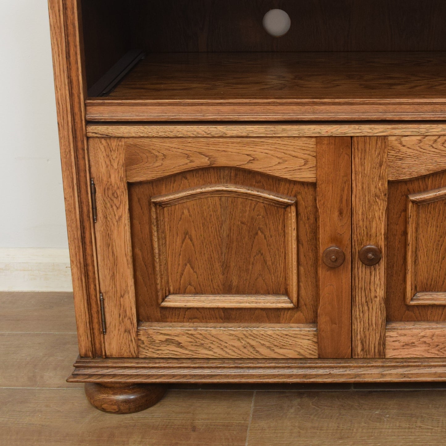 Restored Oak TV Cabinet