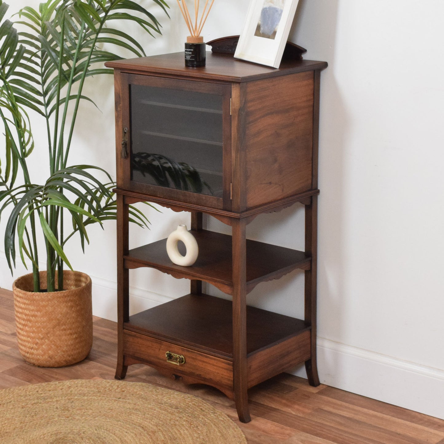 Glazed Mahogany Cabinet