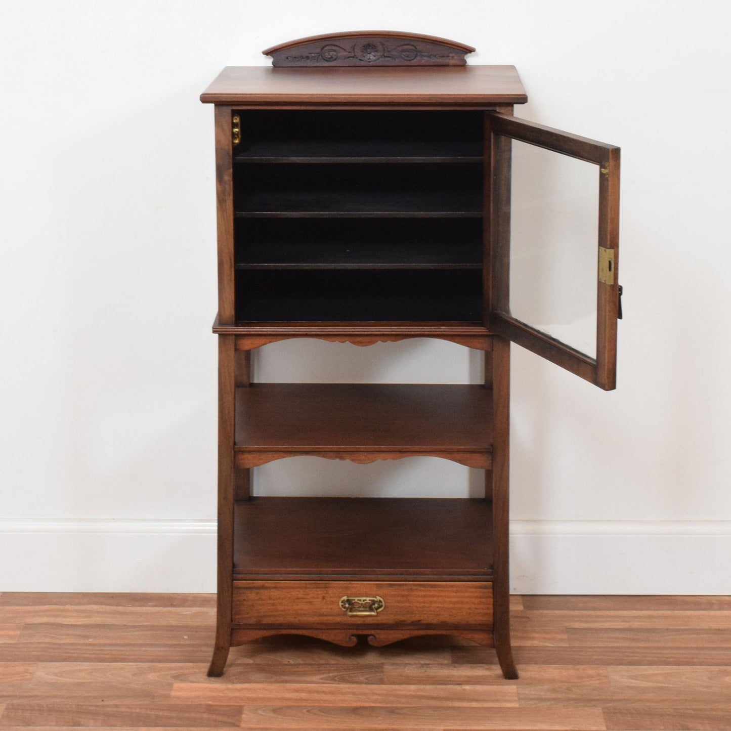 Glazed Mahogany Cabinet
