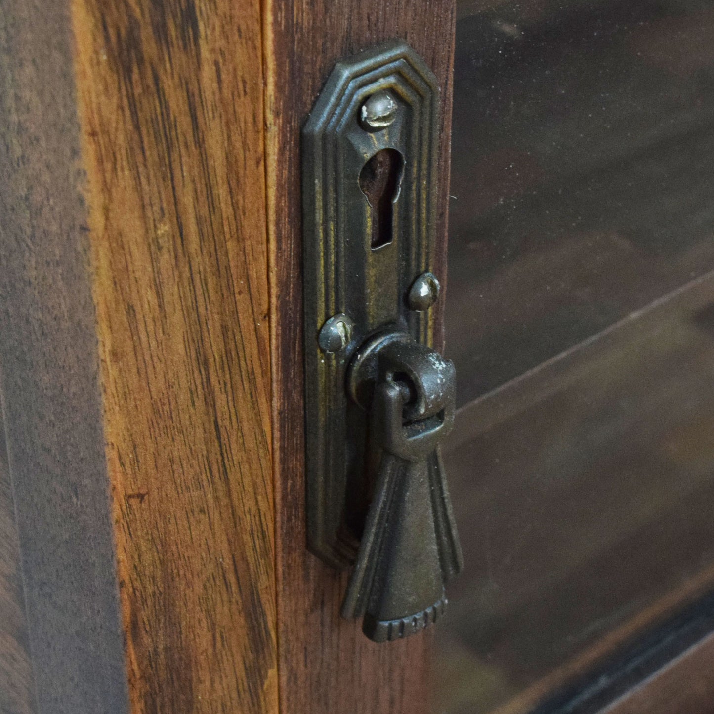Glazed Mahogany Cabinet