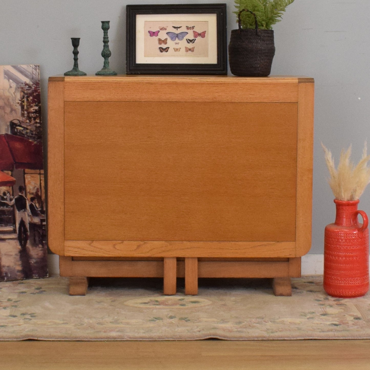 Art-Deco Style Drop Leaf Table