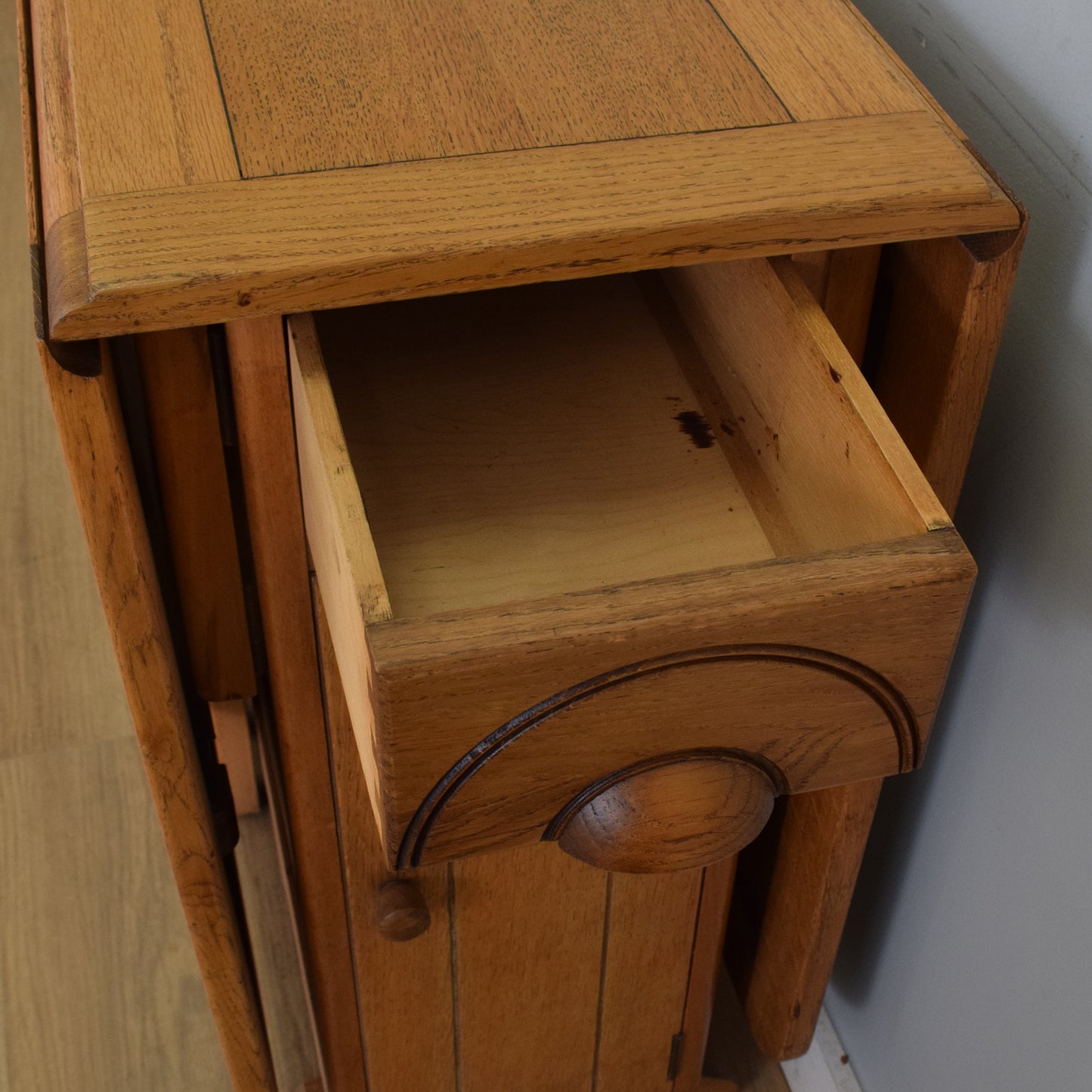 Art-Deco Style Drop Leaf Table