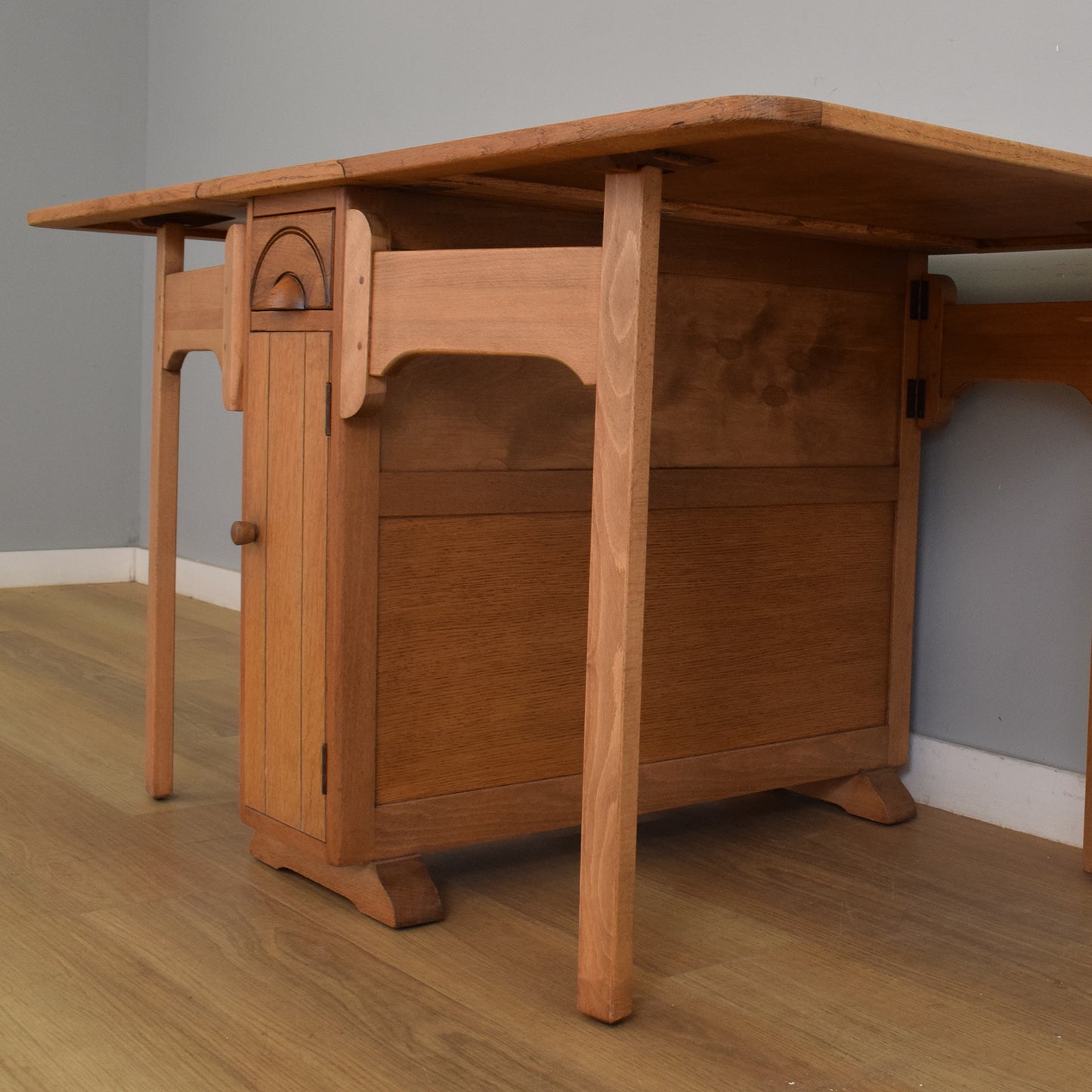 Art-Deco Style Drop Leaf Table