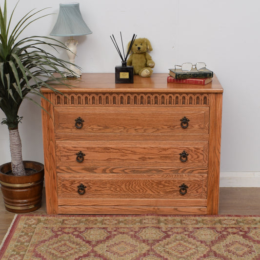 Restored Oak Chest of Drawers