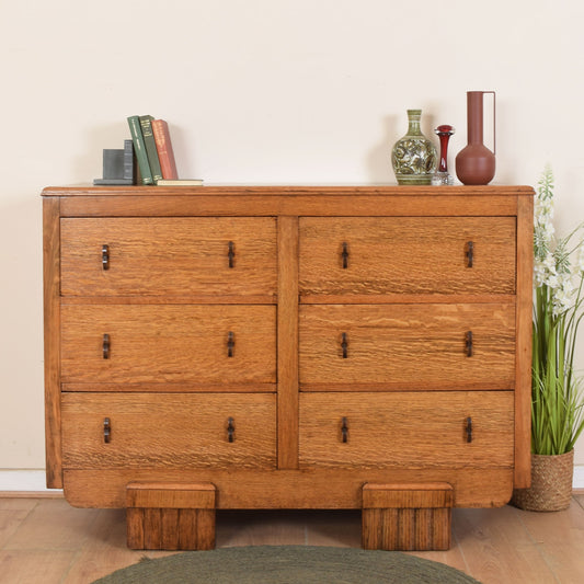 Large Oak Chest of Drawers