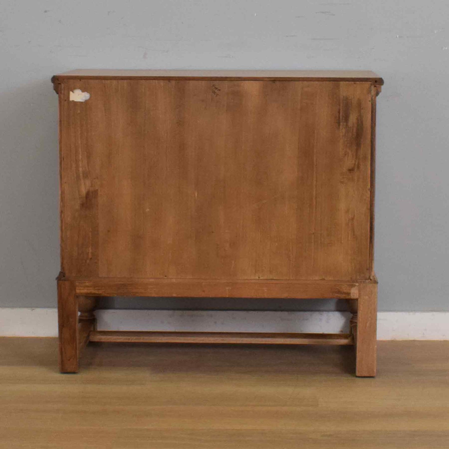 Small Carved Oak Sideboard