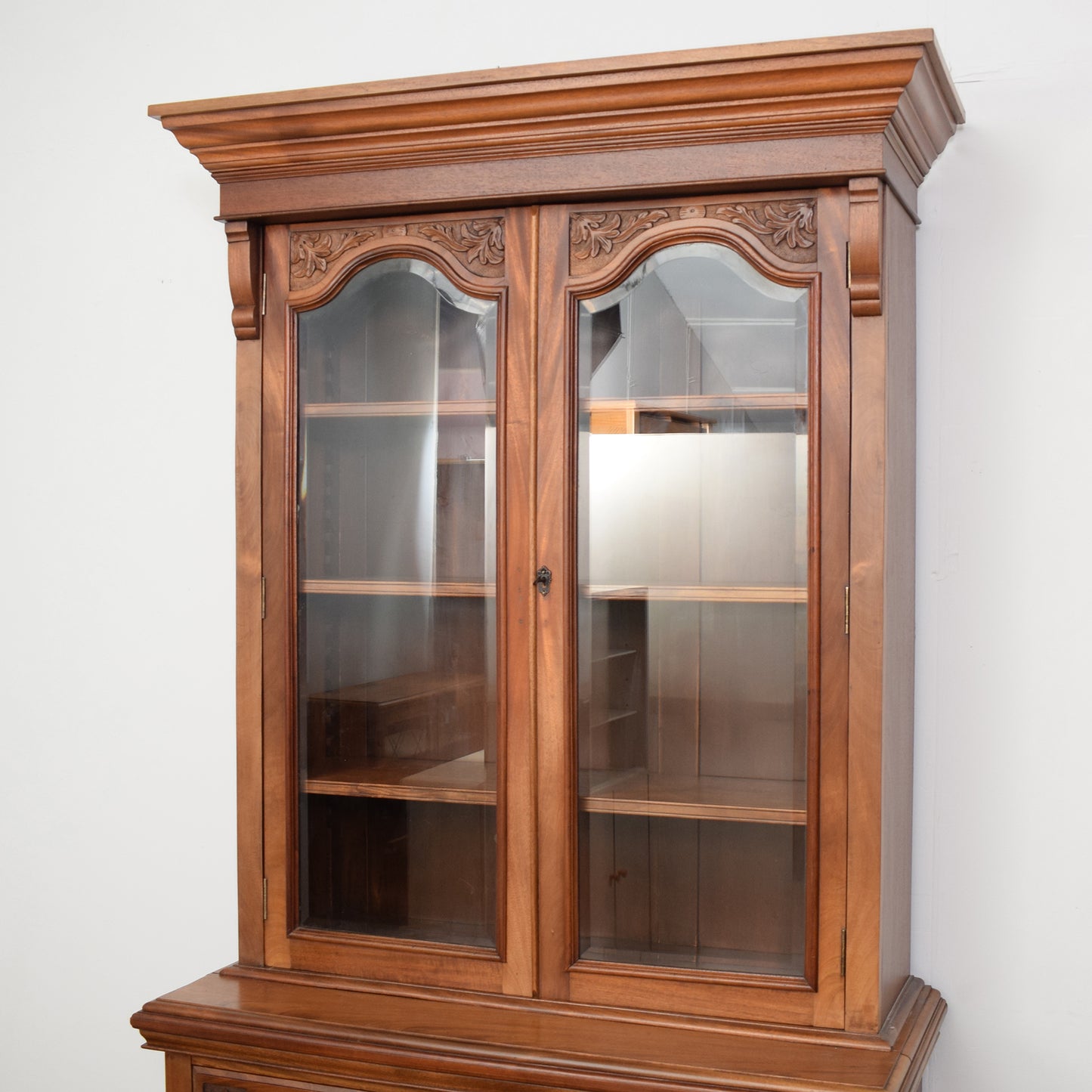 Large Mahogany Glazed Dresser