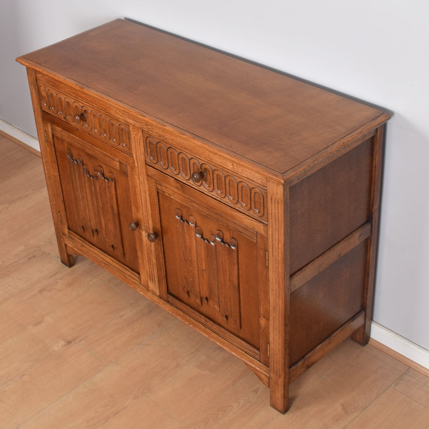 Linenfold Two-Door Sideboard