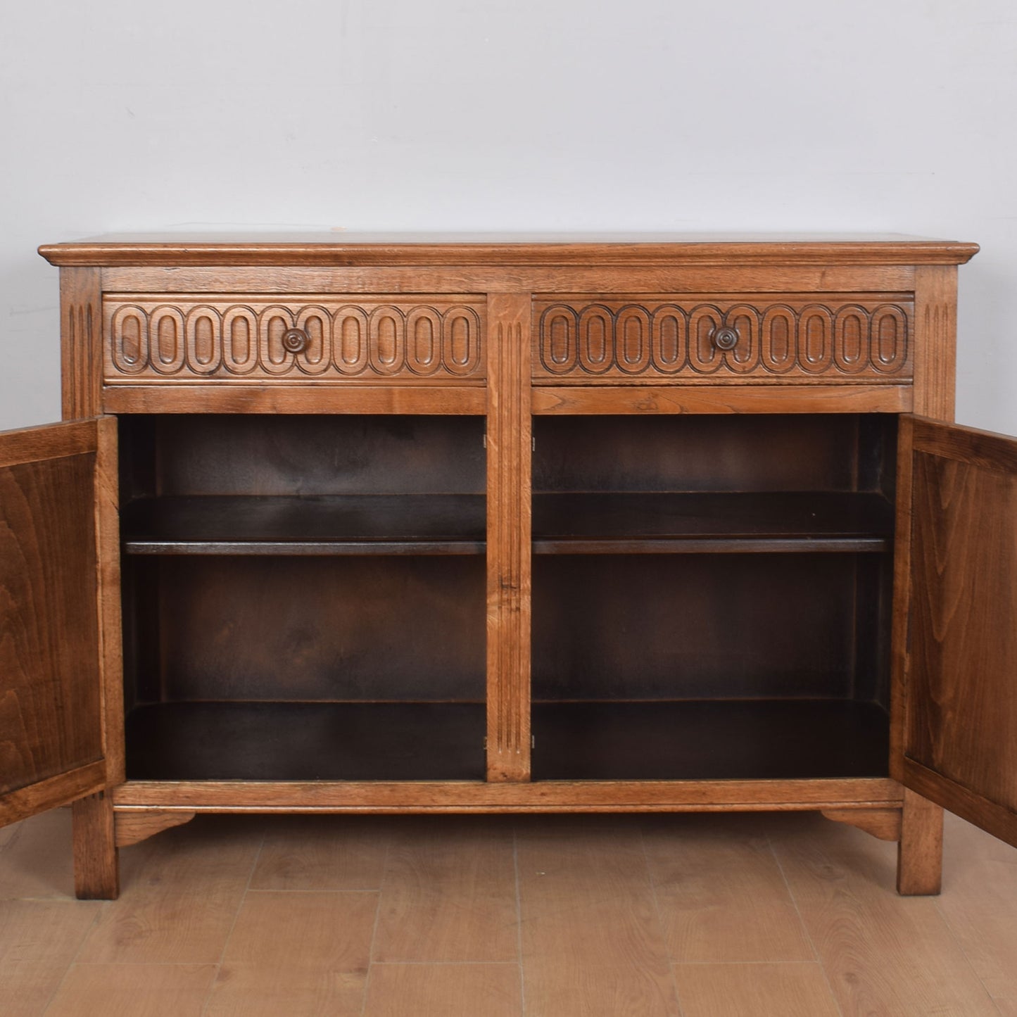 Linenfold Two-Door Sideboard