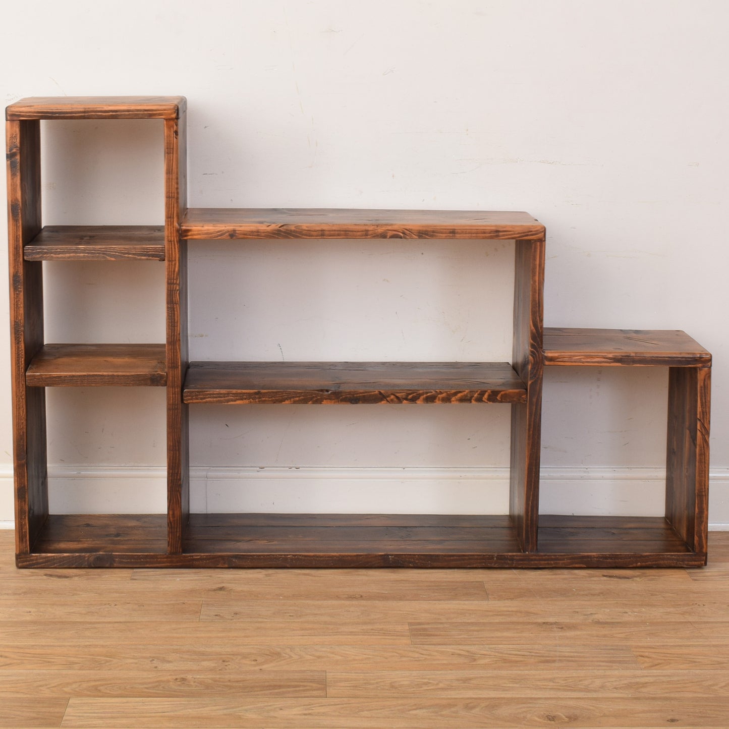 Rustic Pine Display Bookcase