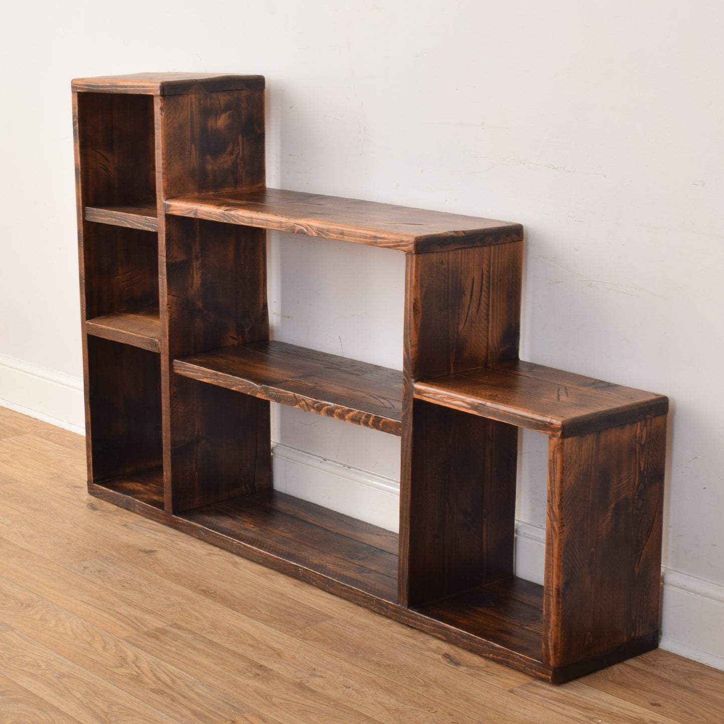 Rustic Pine Display Bookcase