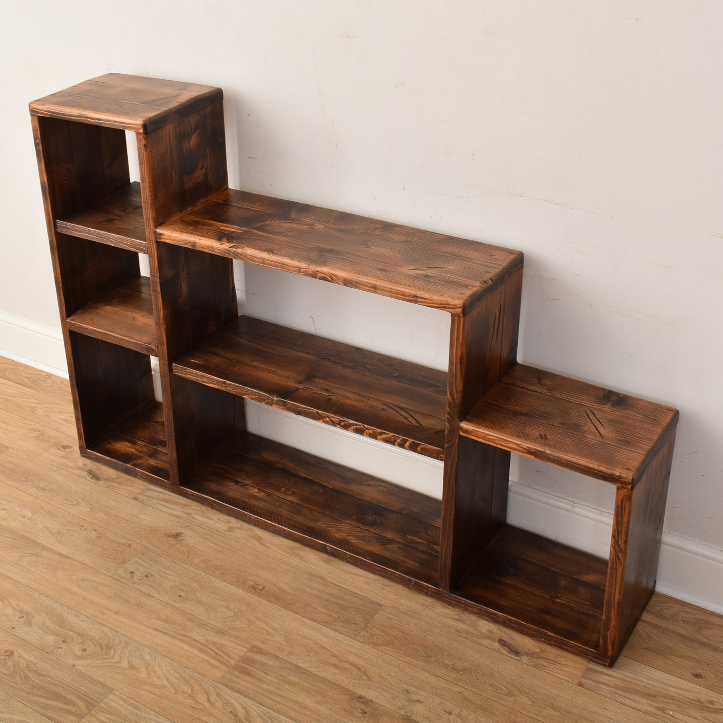 Rustic Pine Display Bookcase