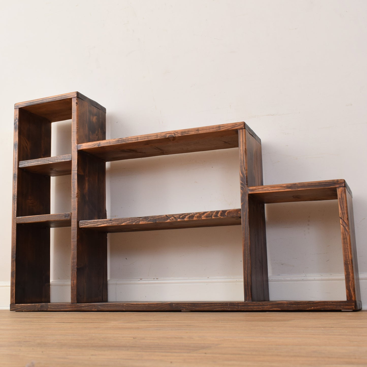 Rustic Pine Display Bookcase