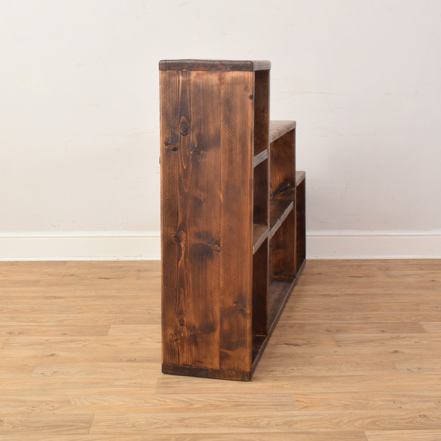 Rustic Pine Display Bookcase