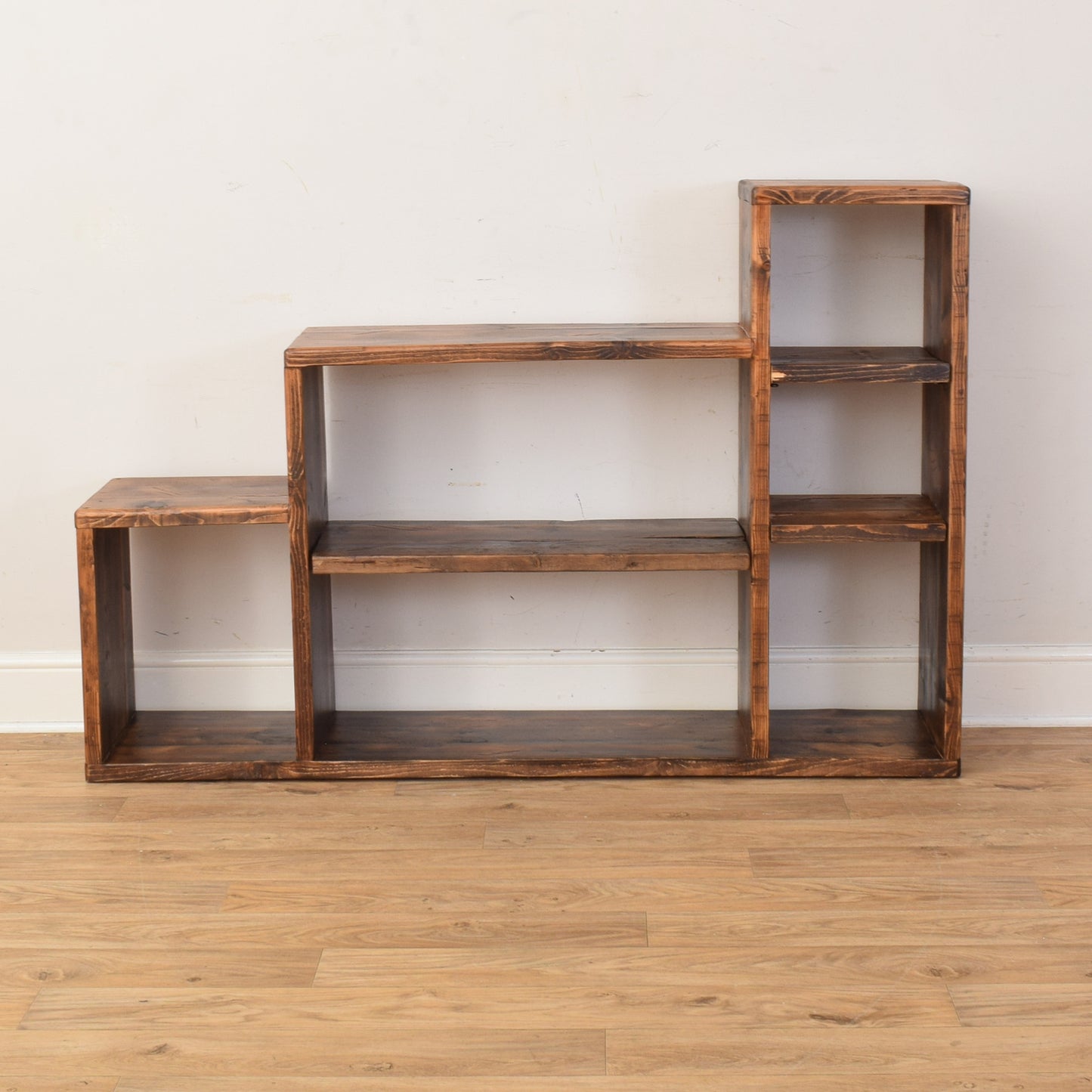 Rustic Pine Display Bookcase