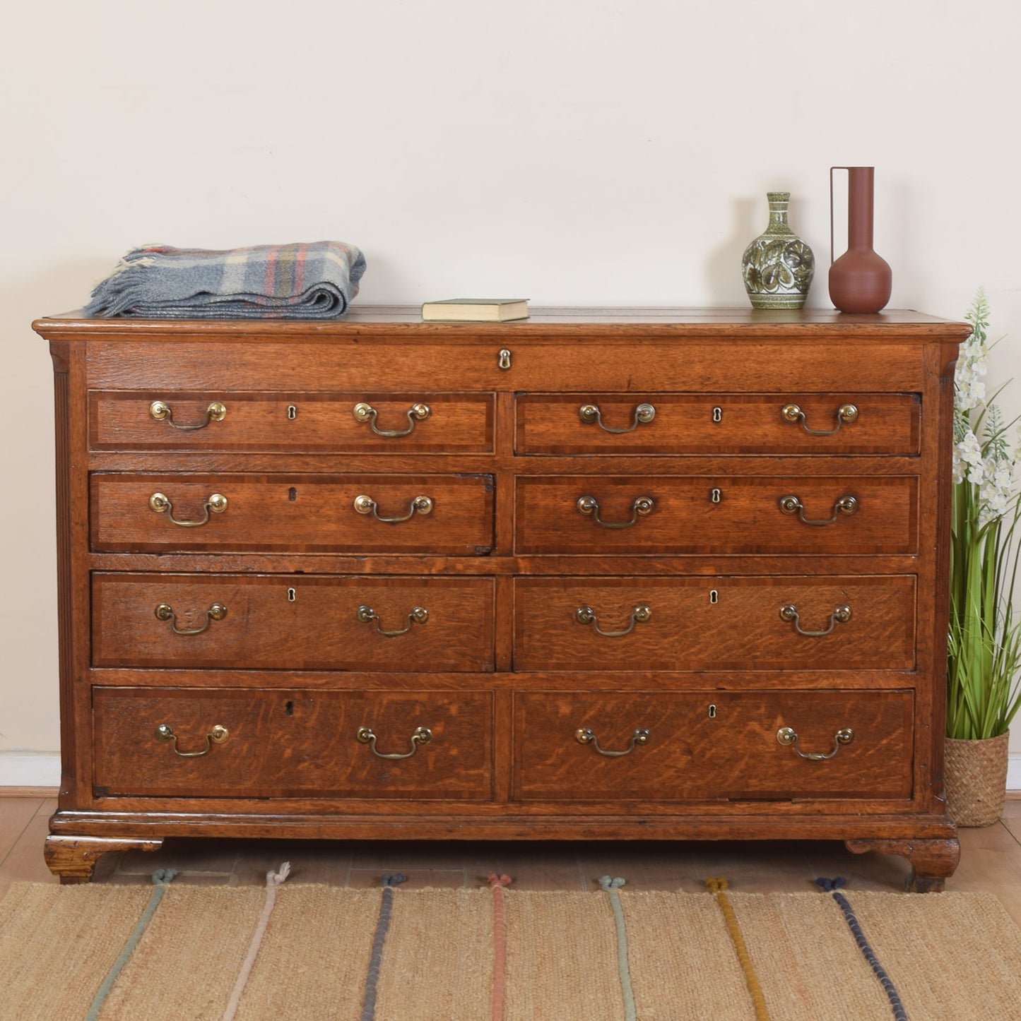 Large Oak Mule Chest
