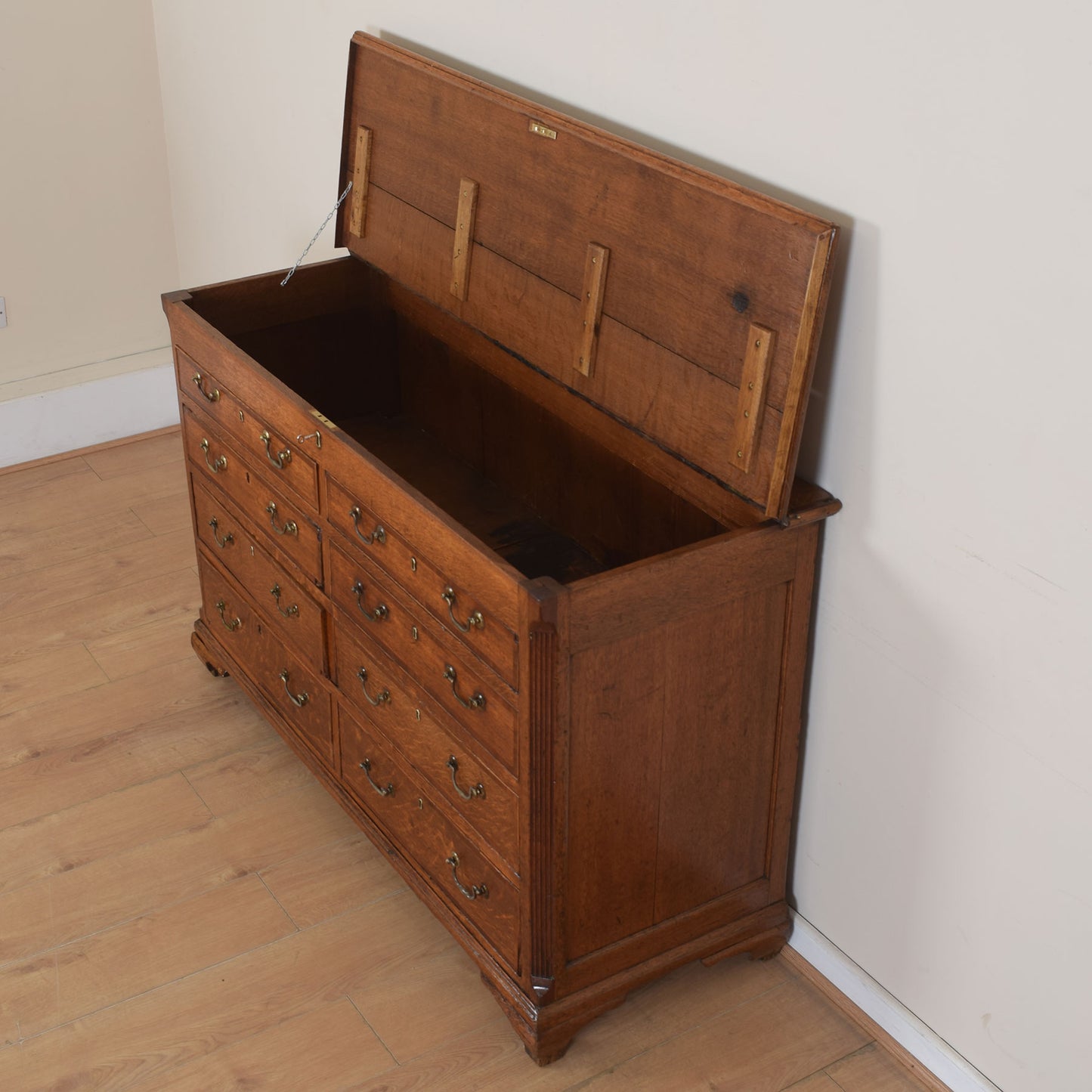 Large Oak Mule Chest