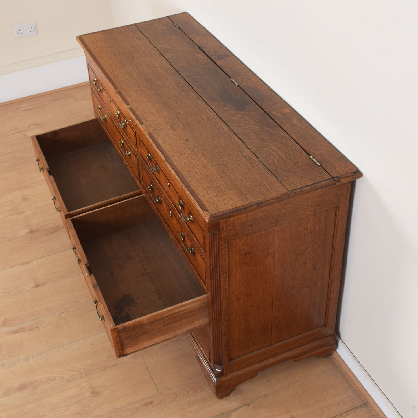 Large Oak Mule Chest