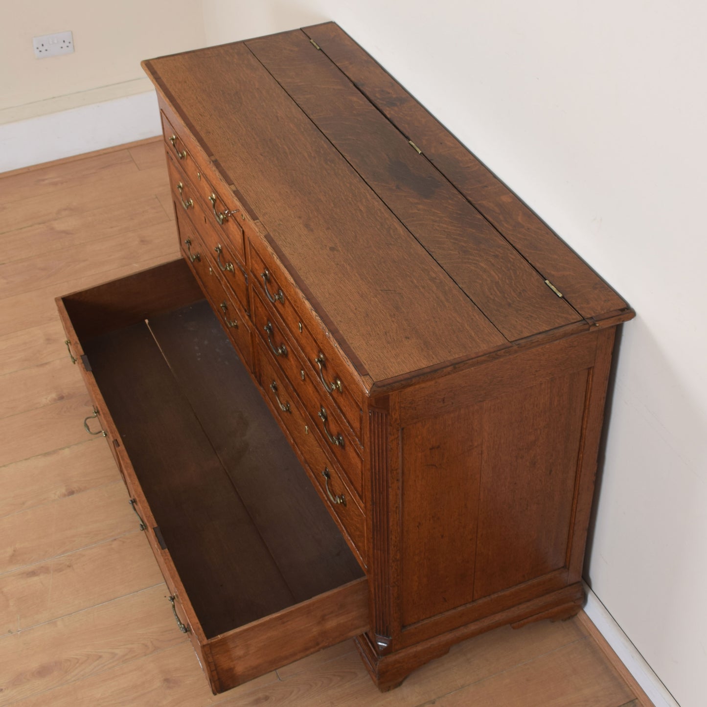 Large Oak Mule Chest