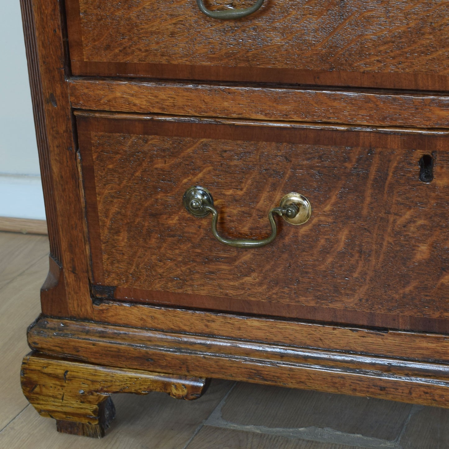Large Oak Mule Chest