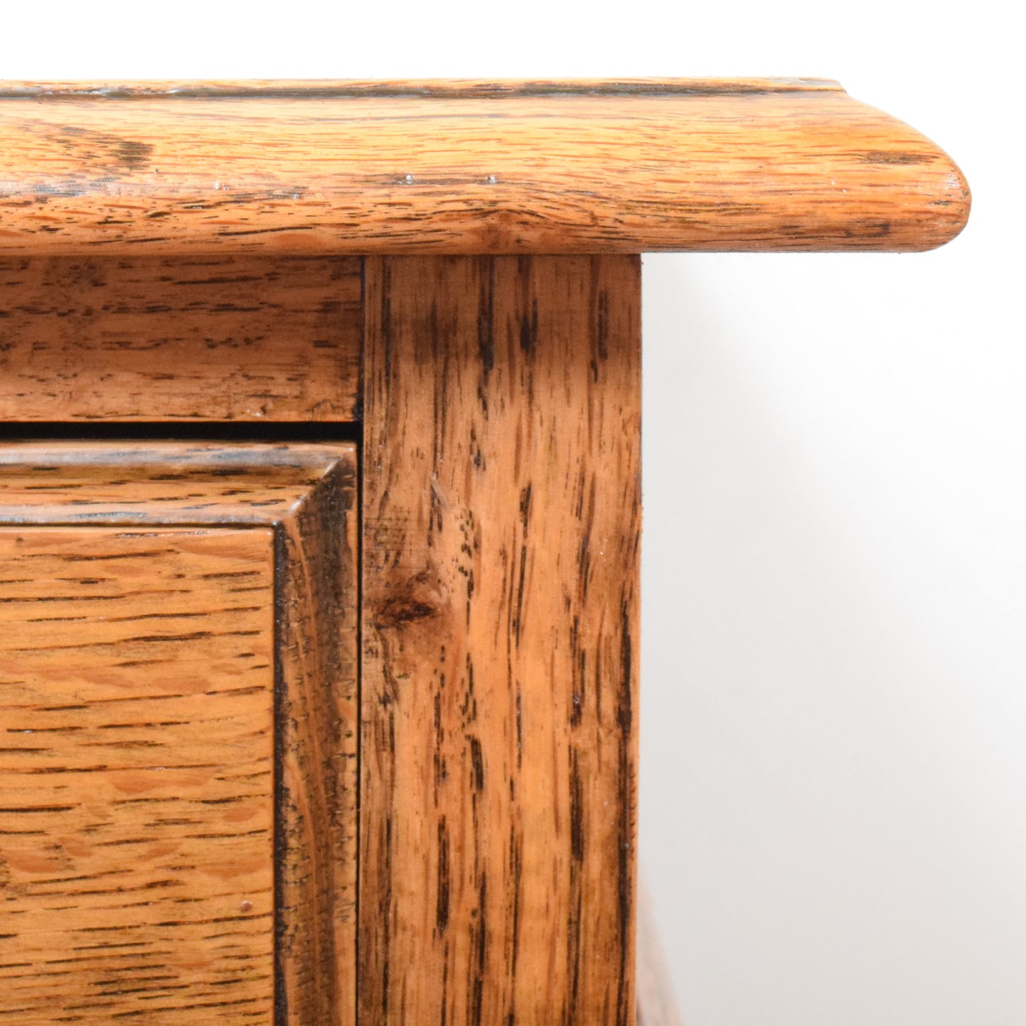 Leather Top Pedestal Desk