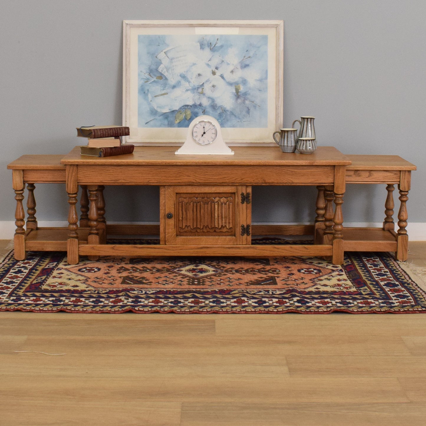 'Old Charm' Coffee Table with Side Tables