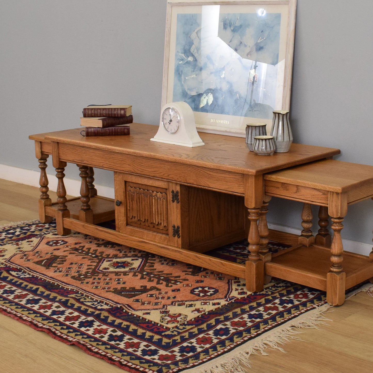 'Old Charm' Coffee Table with Side Tables