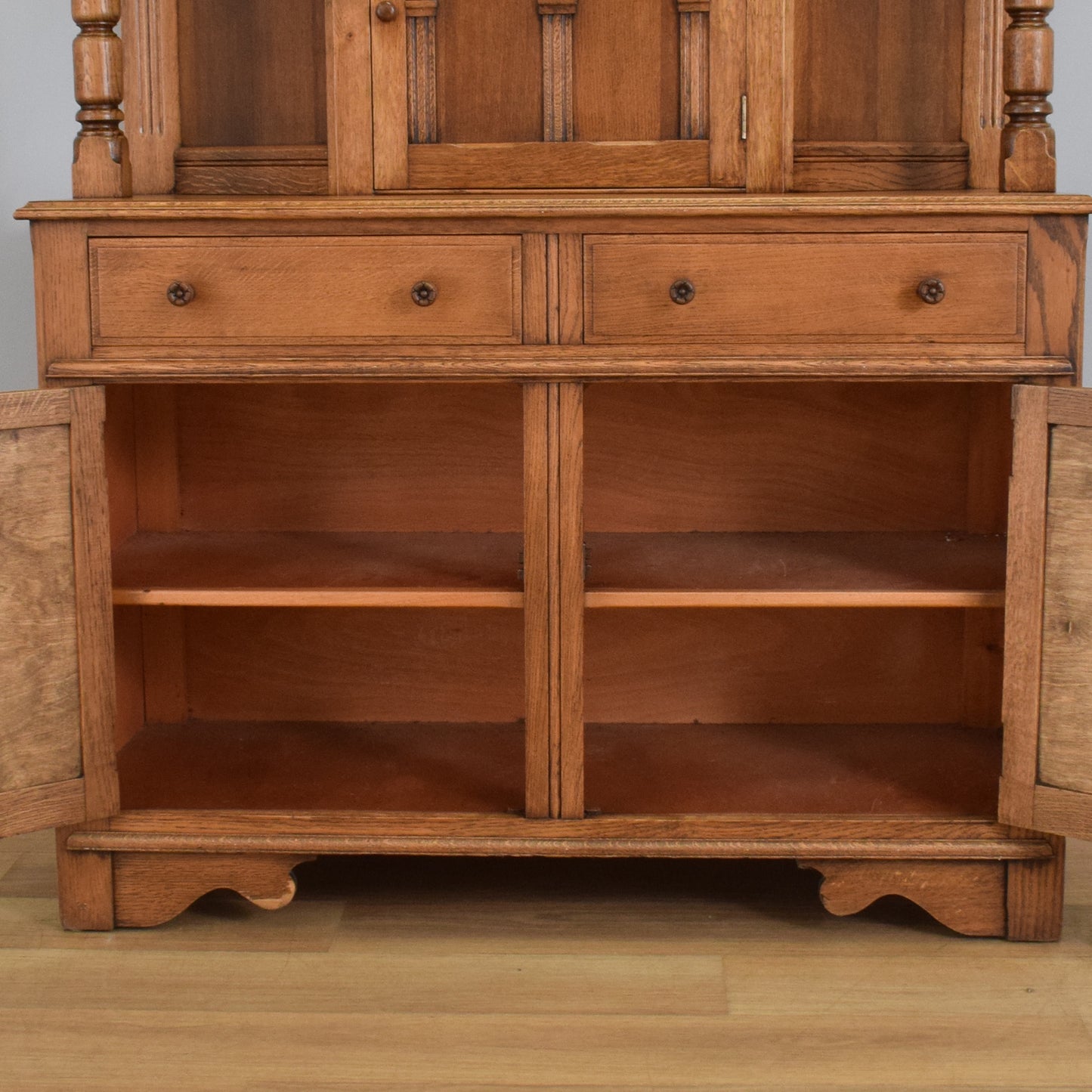 Restored Oak Court Cabinet