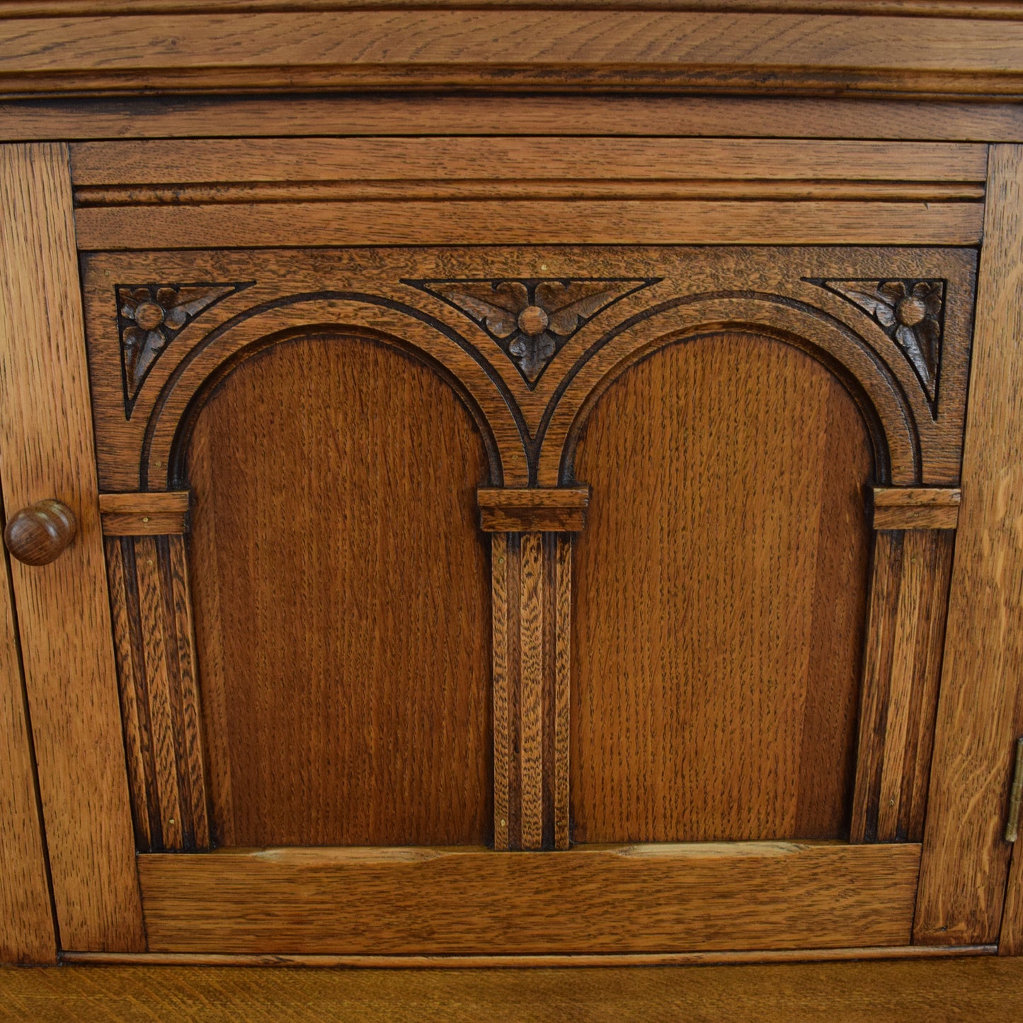 Restored Oak Court Cabinet