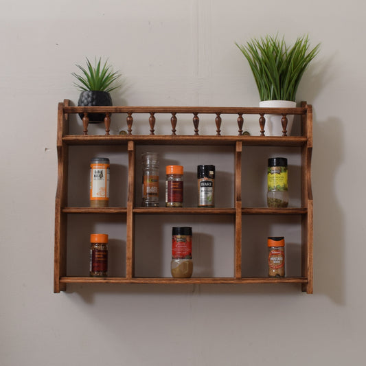 Restored Oak Spice Rack