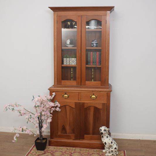 Glazed Mahogany Bookcase / Dresser