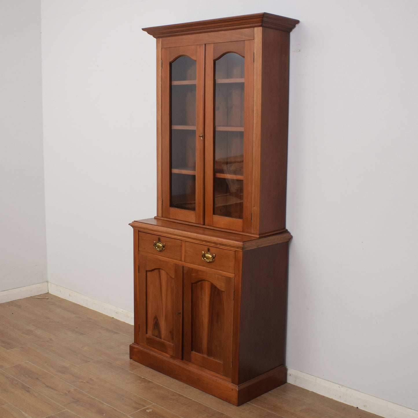 Glazed Mahogany Bookcase / Dresser