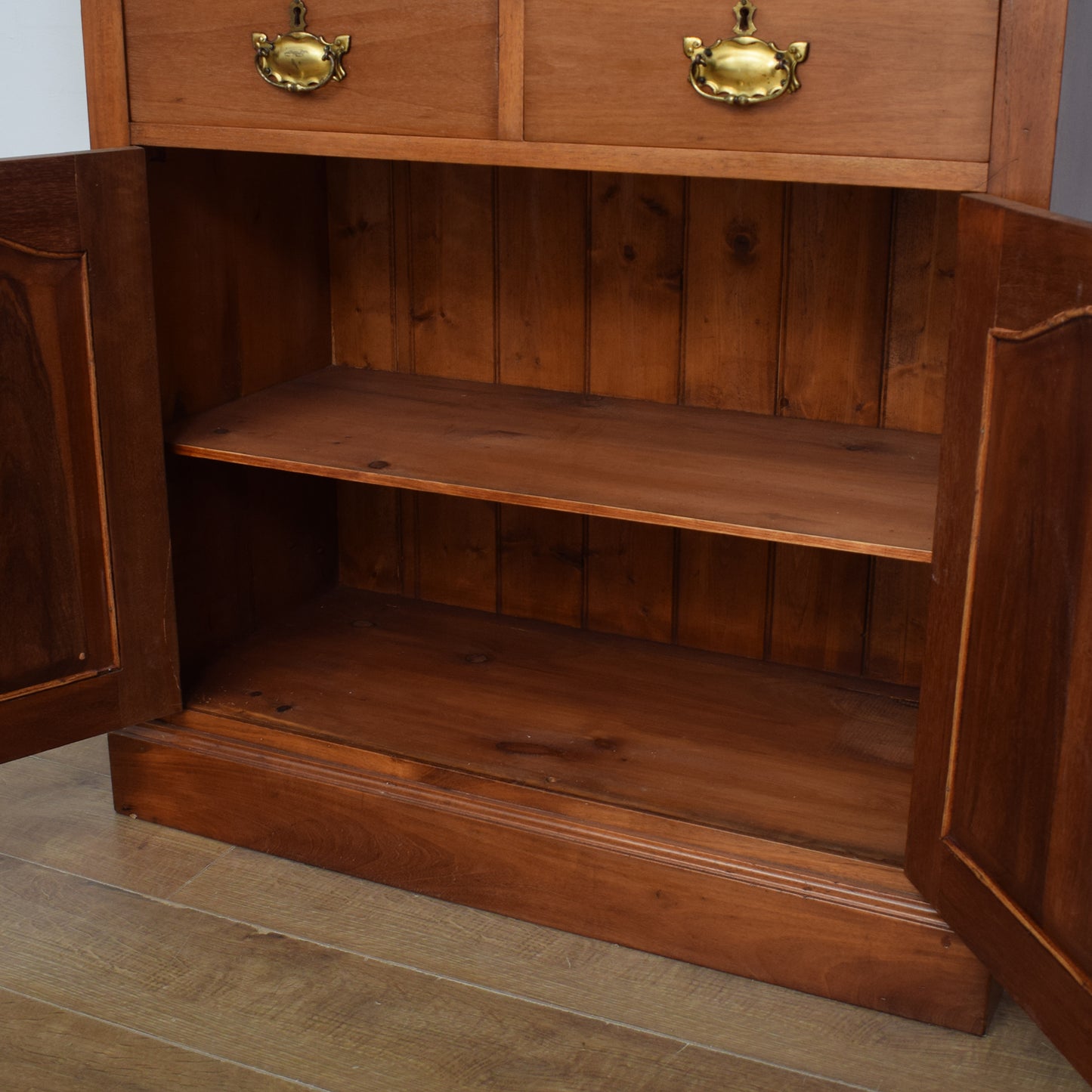 Glazed Mahogany Bookcase / Dresser