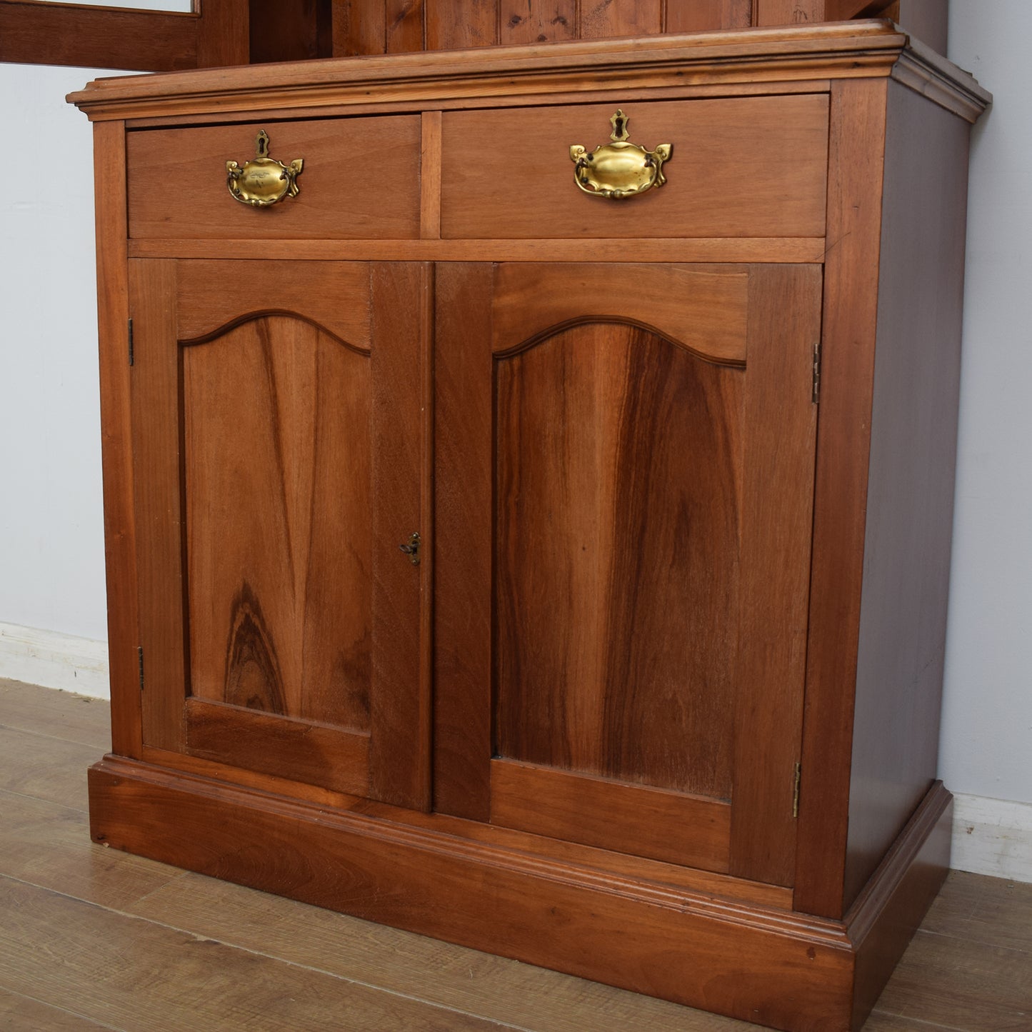 Glazed Mahogany Bookcase / Dresser