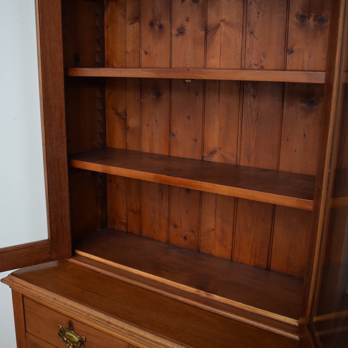 Glazed Mahogany Bookcase / Dresser