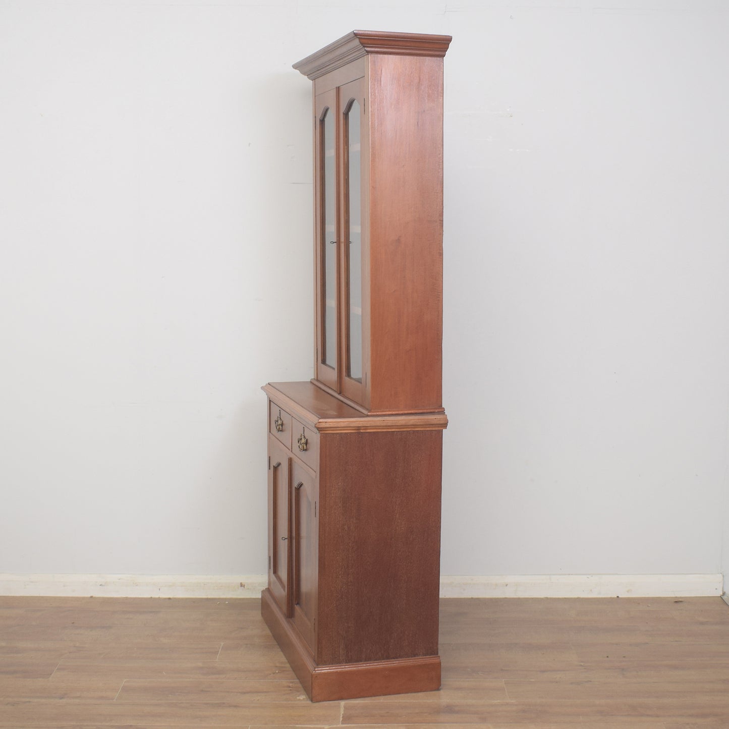 Glazed Mahogany Bookcase / Dresser