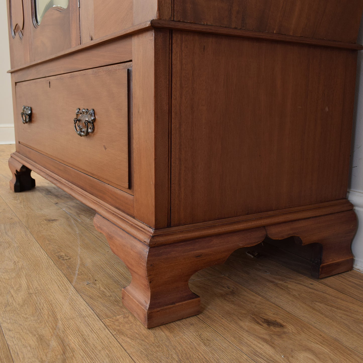Mahogany Mirrored Wardrobe